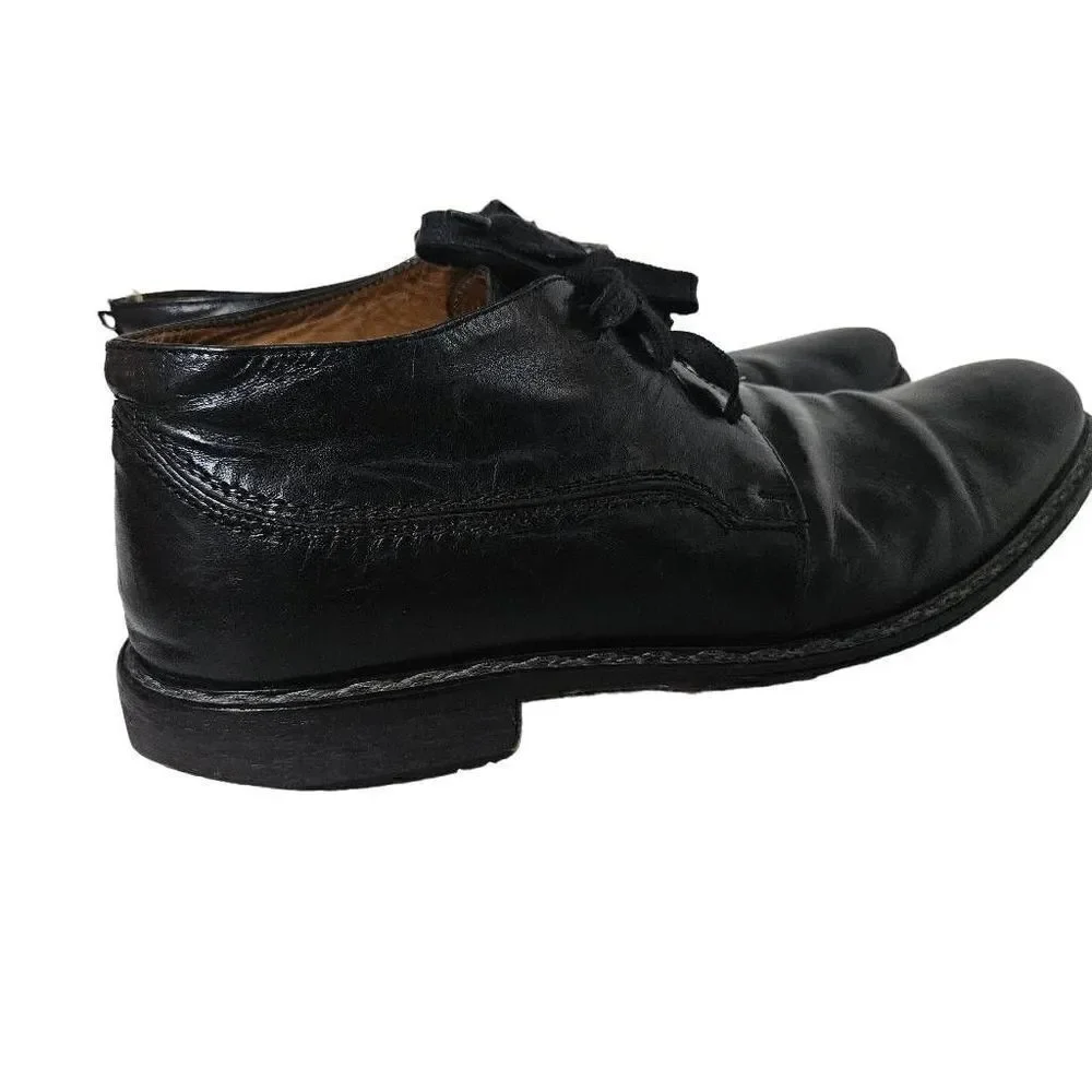 John Varvatos black shoes for men made in Italy